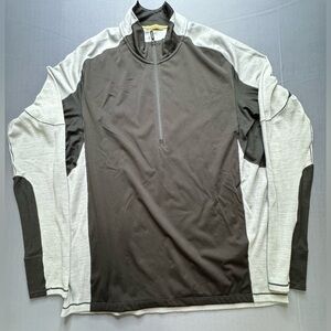 Smartwool PhD Light Merino Wool 1/4 Zip Pullover Base Layer Outdoor Sz XL #1156